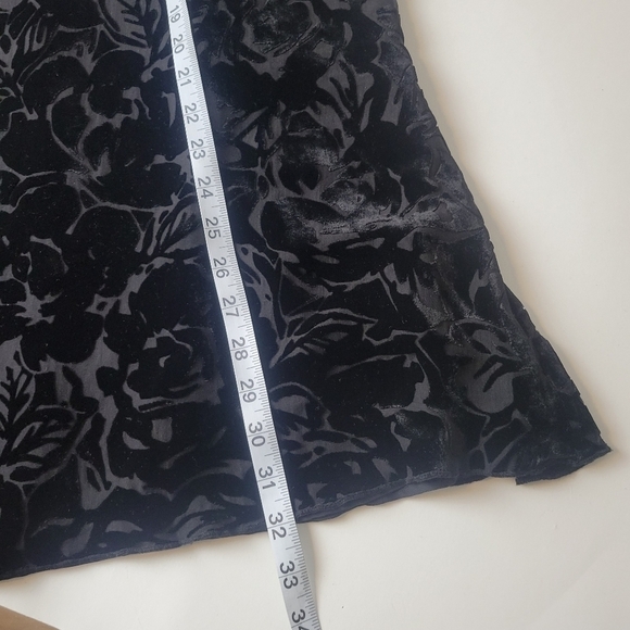 Aritzia Wildred Trompette Velvet  Sleeveless Dress Silk Black XS - Picture 11 of 12